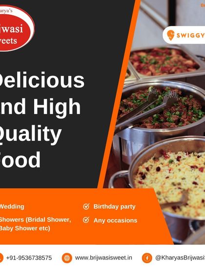 I provide delicious and high-quality food for weddings, bridal showers, baby showers, birthdays, and any other occasion you can think of.