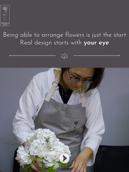 Real design starts with your eye. In my classes, I focus on developing your ability to see, critique, and conceptualize, because great florists are great thinkers first.