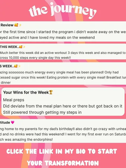 More check-in wins. They're loving the meals, feeling more energetic, and powering through their steps. This is the positive feedback loop that builds momentum.