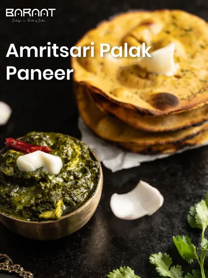 My Amritsari Palak Paneer is a winter delight, featuring creamy spinach and soft paneer, best enjoyed with a hot roti.