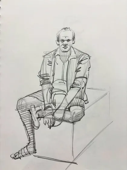 A collection of my figure drawing demonstrations from online classes and practice sessions. Each sketch is an opportunity to study the human form, capturing different poses, gestures, and scenes from daily life.