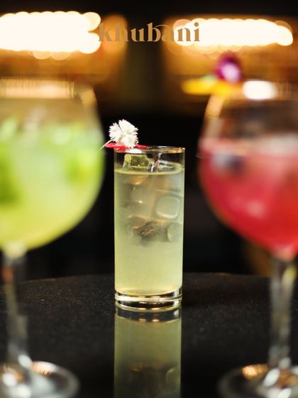 From timeless classics to modern mixology, I have something for every palate. This trio of colorful cocktails showcases the variety available at my bar.