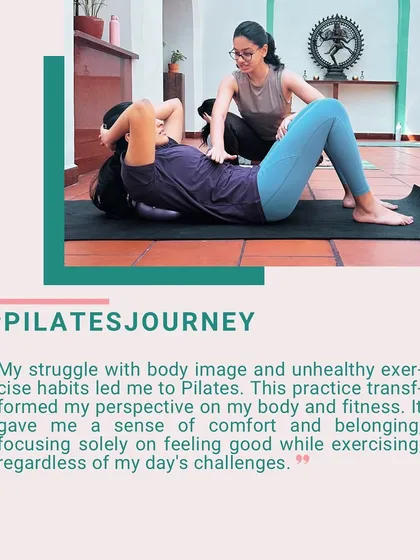 My own journey with body image and unhealthy exercise habits is what brought me to Pilates. It transformed my perspective, helping me focus on feeling good and building a sense of comfort and belonging in my own body. I bring that same empathy to every class I teach.