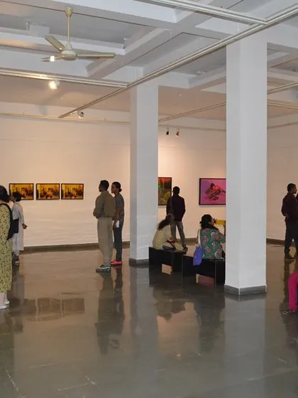 A full view of the gallery during the 'Toy Boy From Malabar' exhibition.