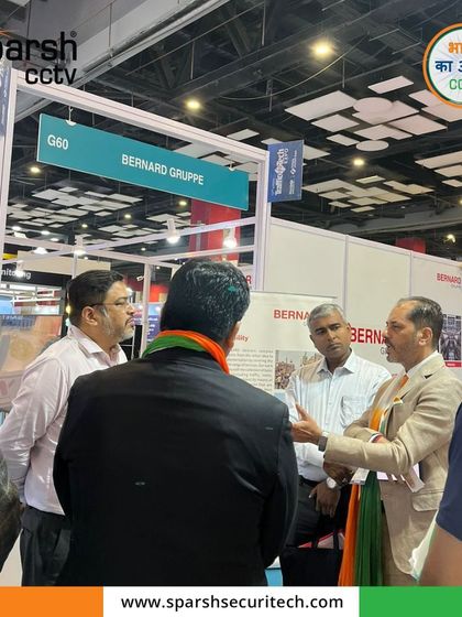 My team networking with partners and industry leaders at the Traffic InfraTech Expo. Collaboration is key to transforming traffic management in India.