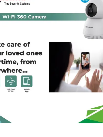 Keep an eye on your loved ones from anywhere with this smart Wi-Fi camera. Its mobile app allows you to check in on your home, making it perfect for monitoring children or elderly family members.