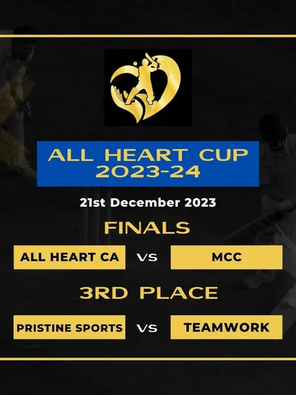 The finals are set for the All Heart Cup. Our academy team will face MCC in a battle for the trophy.