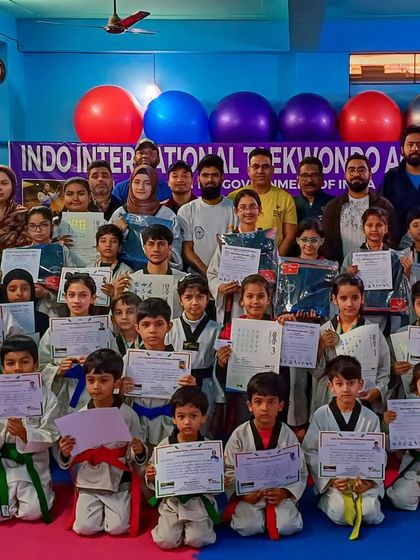 The entire academy comes together for a prize distribution ceremony, celebrating the achievements of all our students.