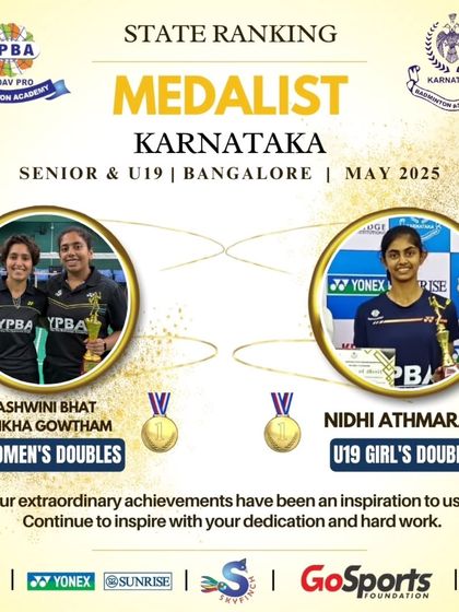 Yadav Pro Badminton Academy - Professional Badminton Coaching Programs State & Zonal Tournament Winners photo 26