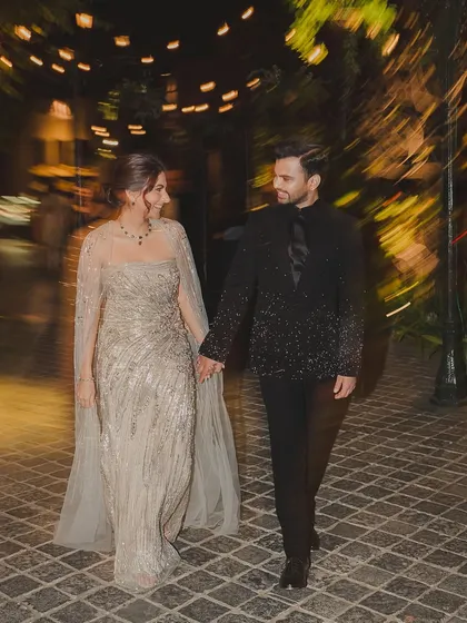 In the soft blur of the night, their presence stood clear. My team and I work to create an atmosphere where the couple is always the focus.
