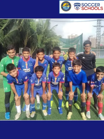 A U14 team photo, showcasing the players who are moving up the development ladder.