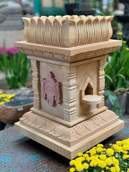 Greenhouse - Handcrafted Stone Sculpture & Decor Sacred Spaces: Tulasi Katte & Pooja Decor photo 12