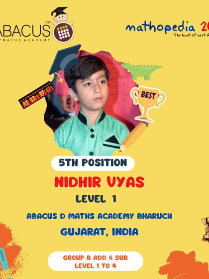 Abacus D Maths Academy - Educational Franchise & Teacher Training Mathopedia: Our Annual Competitions photo 123