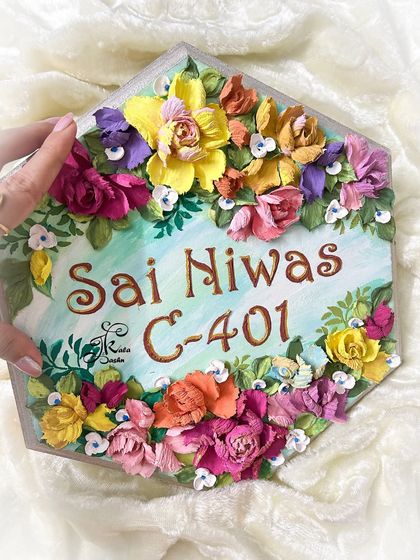 Jashn-e-Kala by Sakshi - Custom Russian Sculpture Decor Personalized Nameplates photo 6