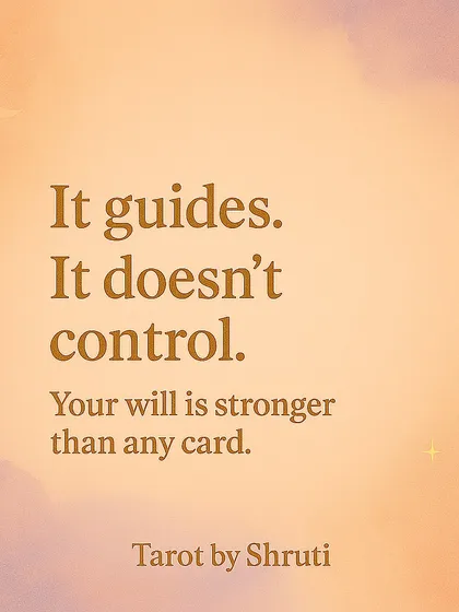 Tarot isn't about fate, it's about awareness. These posts explain that Tarot reveals your patterns, shows you what you're ignoring, and helps you make choices from a place of clarity, not fear. Your free will is always strongest.