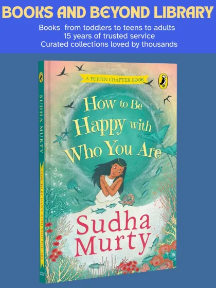 "How to Be Happy with Who You Are" by Sudha Murty is a charming chapter book that teaches a gentle lesson about self-acceptance. Through a magical tale, it shows young readers that you shine brightest just by being yourself.