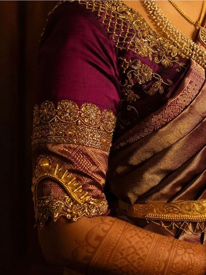 Blouse House by Mahitha Prasad - Custom Blouse Design & Embroidery Muhurtham Masterpieces: The Bridal Edit photo 32