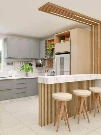 Designing with a Touch of Sweetness - Modular Home Interiors Cute & Compact Kitchens photo 38