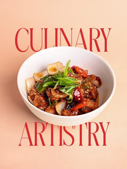 This bowl of culinary artistry showcases one of my signature wok dishes. It's a testament to my belief that you can enjoy gourmet food right at home.