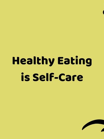 This is a simple title card that says "Healthy Eating is Self-Care." It's the philosophy behind every product we create at KuKClean.