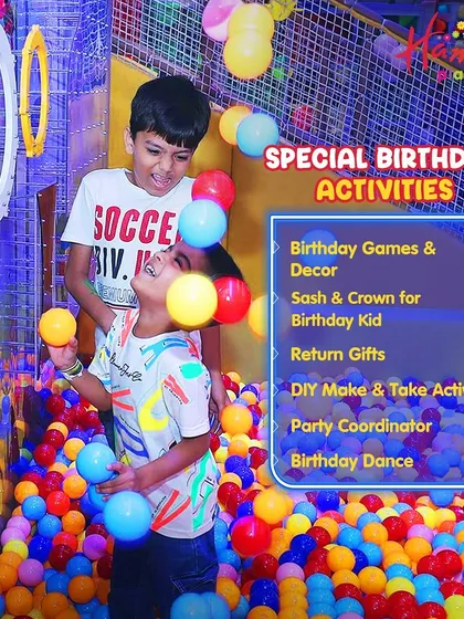My birthday packages are packed with special activities to make your child feel like a star. This includes fun party games, a special sash and crown for the birthday kid, return gifts, and a guided DIY make-and-take activity.