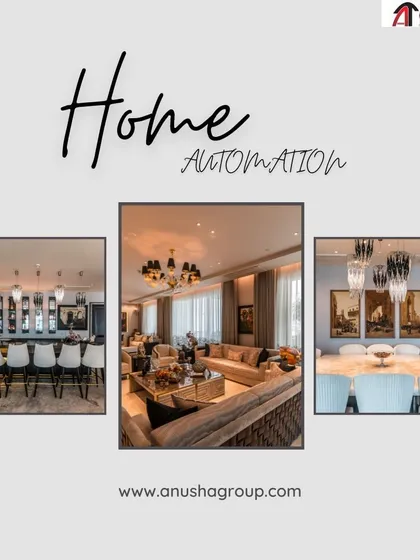 This collage highlights various home automation projects, from modern dining rooms to sophisticated living areas. We provide and install the best products to bring your state-of-the-art vision to life.
