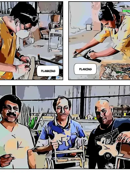 A few moments from my Pune workshops, which are run by a former student of mine. It's amazing to see the skills being passed on.