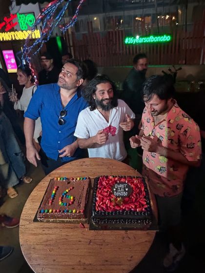 Celebrating 16 years of Bonobo with two of our signature sheet cakes. It's always an honor to be a part of milestone celebrations for iconic local establishments.