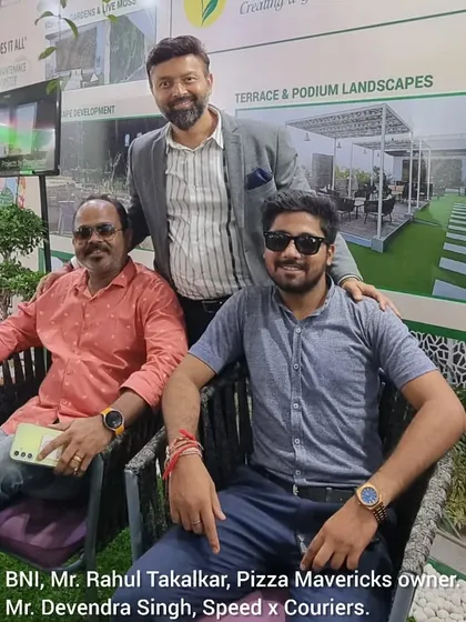 It's always great to connect with fellow entrepreneurs and clients like Mr. Rahul Takalkar and Mr. Devendra Singh at our expo stall. Building relationships is at the heart of my business.
