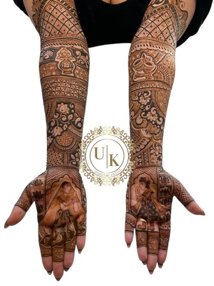 Umesh Kumar - Bridal & Wedding Mehandi Your Story in Henna: Custom & Portrait Designs photo 11