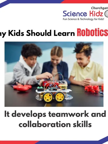 Robotics develops teamwork and collaboration. Most of our projects are done in teams, teaching students how to communicate, share responsibilities, and work together towards a common goal.