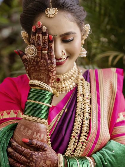 Maharashtrian Brides: The Nauwari & Paithani Look photo 9