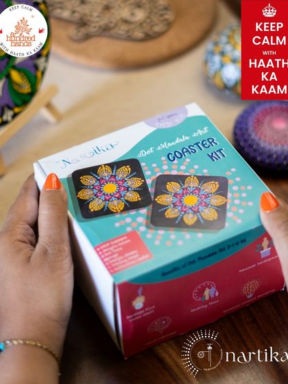 Our Dot Mandala Kits have everything you need to start this mindful practice at home. Each kit includes paints, boards or coasters, dotting tools, and a simple guide. It's the perfect way to slow down and create something beautiful.