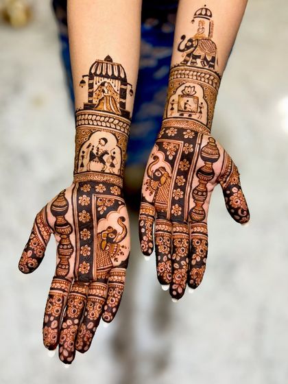 Mitali - Bridal Mehendi Custom Story & Portrait Mehendi photo 52