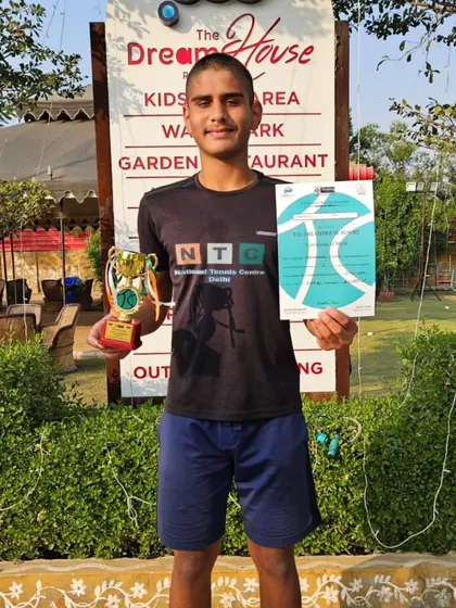 A strong performance from our young player Yashvardhan Singh, who finished as the runner-up in the Singles final of the Super Series Under-14 tournament in Jaipur.