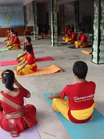 We begin each training session with pranayama and meditation. A calm mind is the archer's greatest asset, and through these breathing exercises, my students learn to find their center before ever taking aim.