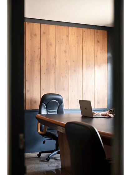 These images provide further views and details of the Project Rooftop and Noir Oak offices. They showcase everything from conference room details and corridor views to custom furniture and the play of natural light, illustrating my comprehensive approach to workspace design.