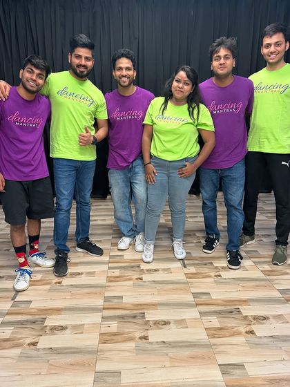 Another shot of the "Fukrey's" team. The smiles and camaraderie show the strong bonds formed while preparing for the big show.