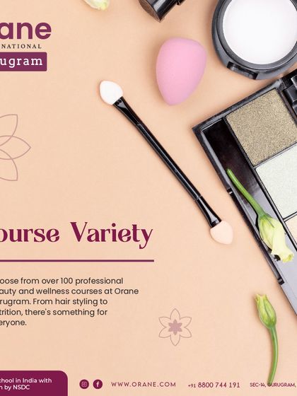 With over 100 professional courses, there is something for everyone at my academy. This graphic showcases the wide variety of options available, from hair styling to nutrition.