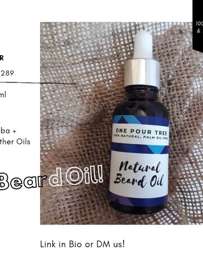 My Natural Beard Oil is made with a blend of nine different oils, including Jojoba, to nourish both the beard and the skin underneath. It helps soften the hair and prevent itchiness.
