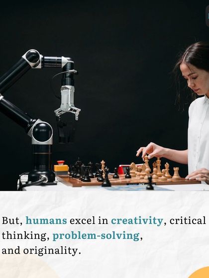 Humans excel in creativity, critical thinking, problem-solving, and originality. The future of tech is a collaboration where human ingenuity guides powerful AI tools.