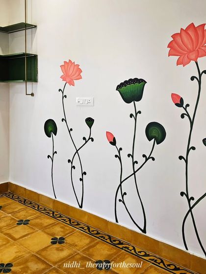 Nidhi - Custom Wall Murals Elegant Pichwai-Inspired Murals photo 6