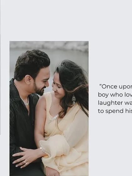 A beautifully romantic edit, pairing two intimate photos with a heartfelt quote. This is how I weave your love story into the very fabric of your photos.