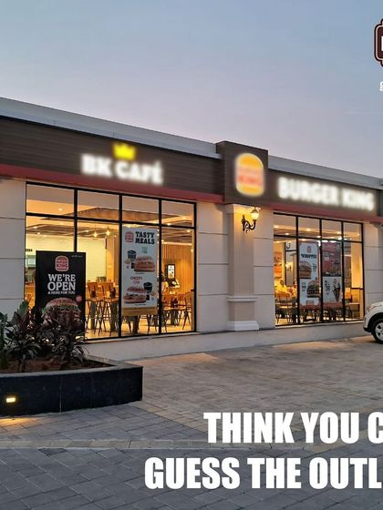 Is it a kingdom for burgers or a cafe for royalty? Guess the outlet that's a favorite for a quick, satisfying meal.