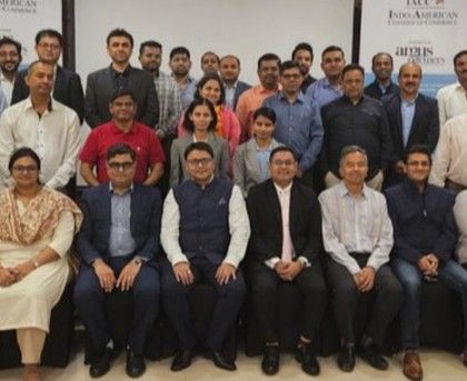 A photo from a seminar my firm hosted in Pune with the Indo-American Chamber of Commerce, where our partners discussed recent trends in dispute resolution and labour laws.
