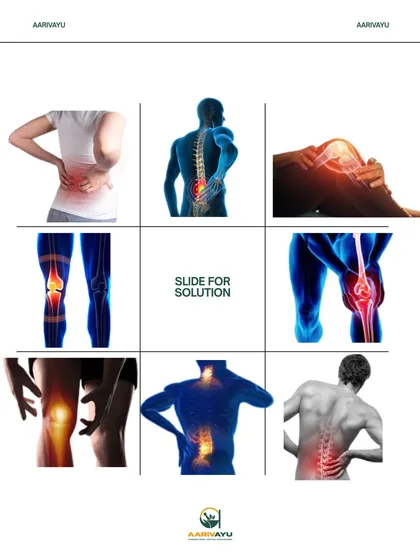 If you recognize your pain in any of these images, know that there is a natural solution. We help you move from a state of discomfort to one of ease and mobility through our proven Ayurvedic pain relief therapies.
