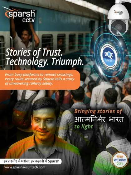 From busy platforms to remote crossings, every route secured by my technology tells a story of unwavering railway safety. I bring stories of Atmanirbhar Bharat to light by protecting the vast Indian railway network with indigenous innovation.