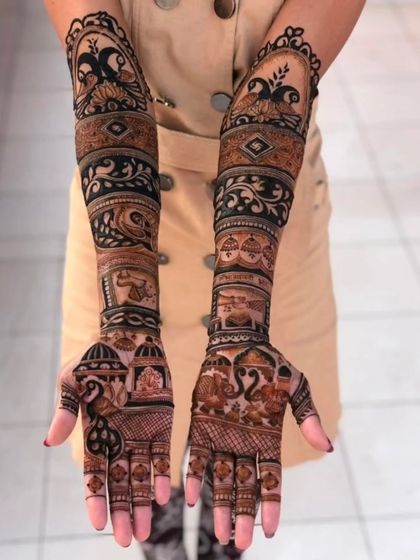 Kanha Mehandi - Bridal Mehndi Intricate Hand Designs photo 42