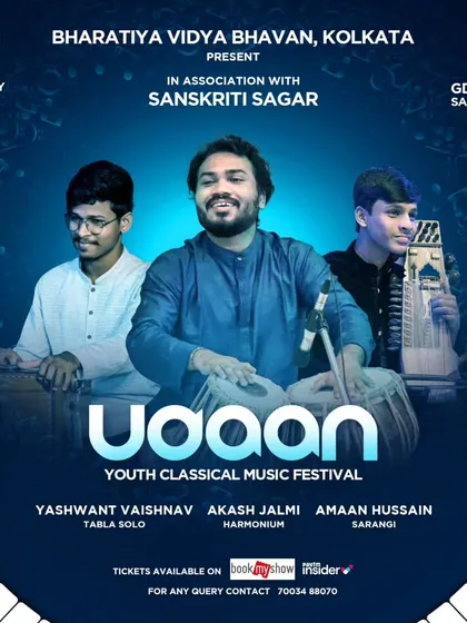 A gallery of posters from various concerts and festivals I've been a part of. This includes events like the Saptak Festival, Vasantotsav, Dover Lane Music Conference, and tours across the UK and USA.