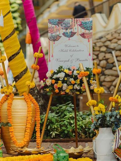 Flinters Management - Custom Wedding Design & Decor Vibrant Haldi Carnivals photo 64
